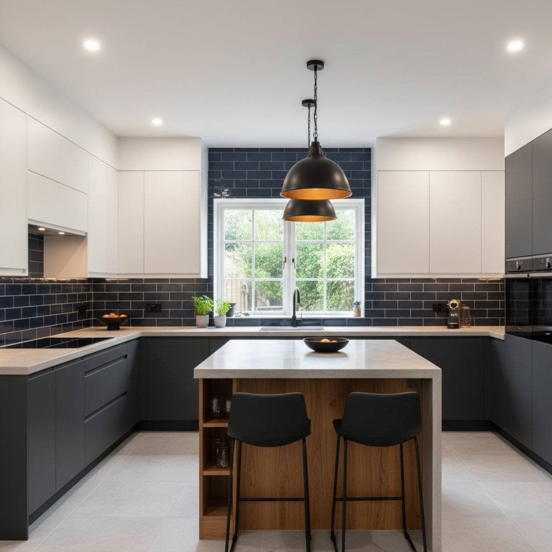 Kitchen renovation background